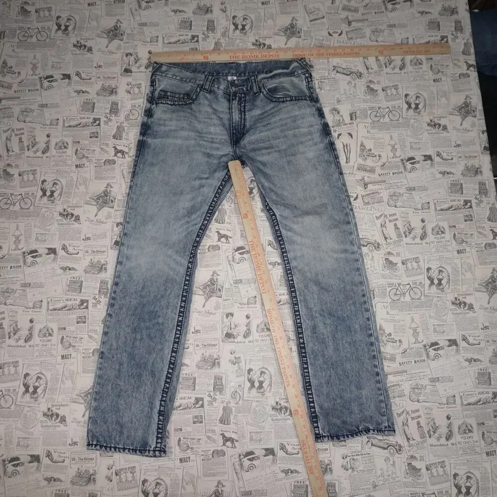 36 - Vintage Y2K True Religion Pants faded washed denim